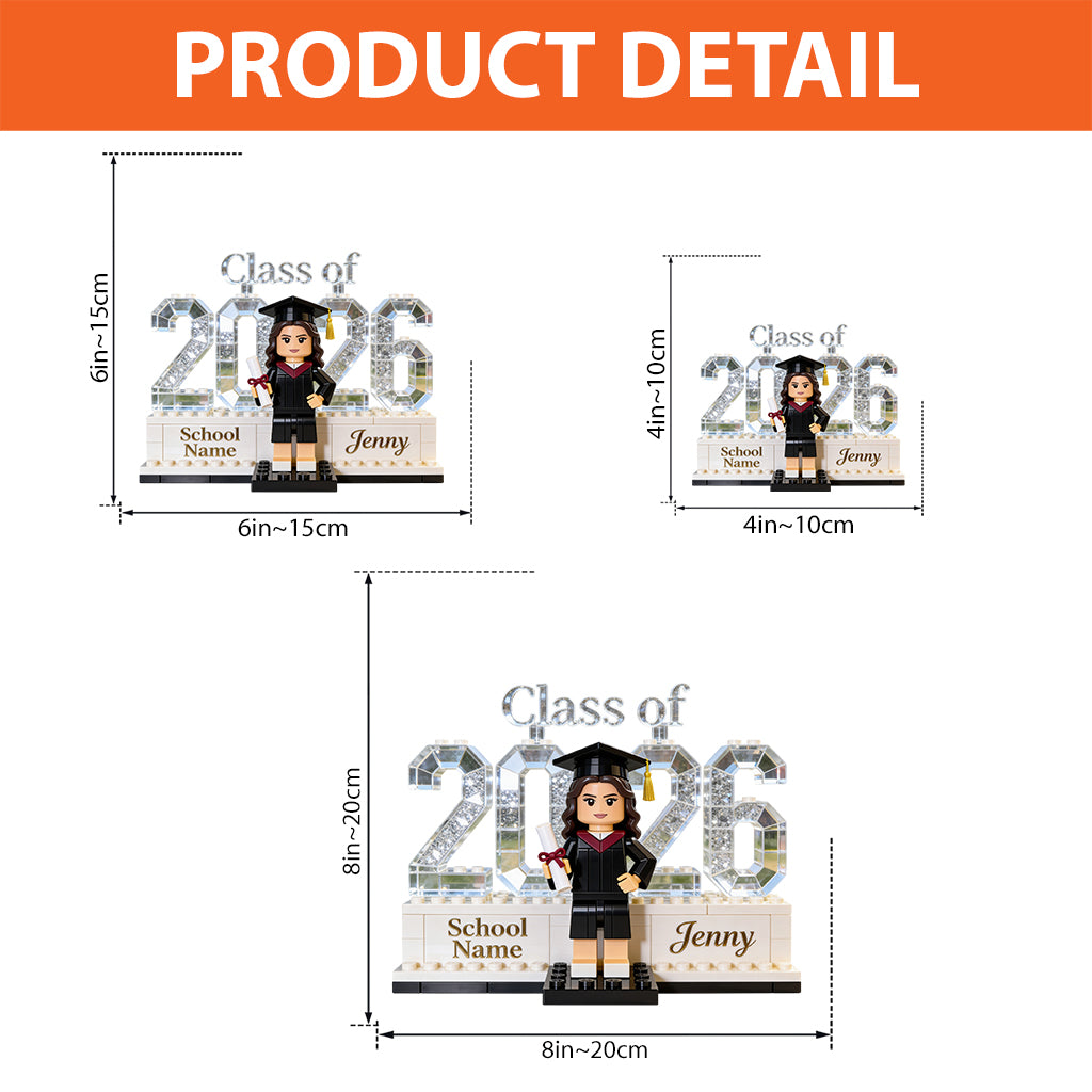 Congratulations On Your Graduation - Personalized Graduation Custom Shaped Acrylic Plaque