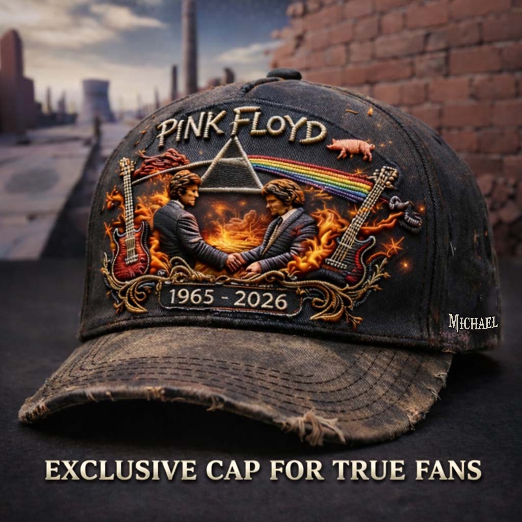 Pink Floy Rock Band Anniversary - Personalized The Prism Classic Cap