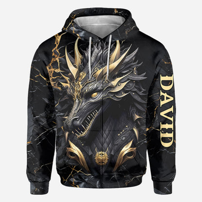 Heart Of A Dragon - Personalized Dragon All Over Shirt