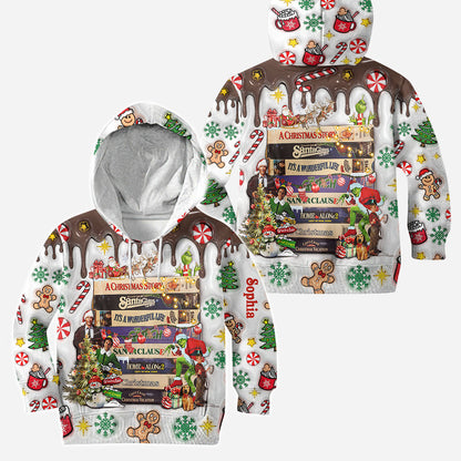 Christmas Movie Watching - Personalized Christmas Movie Hoodie and Leggings