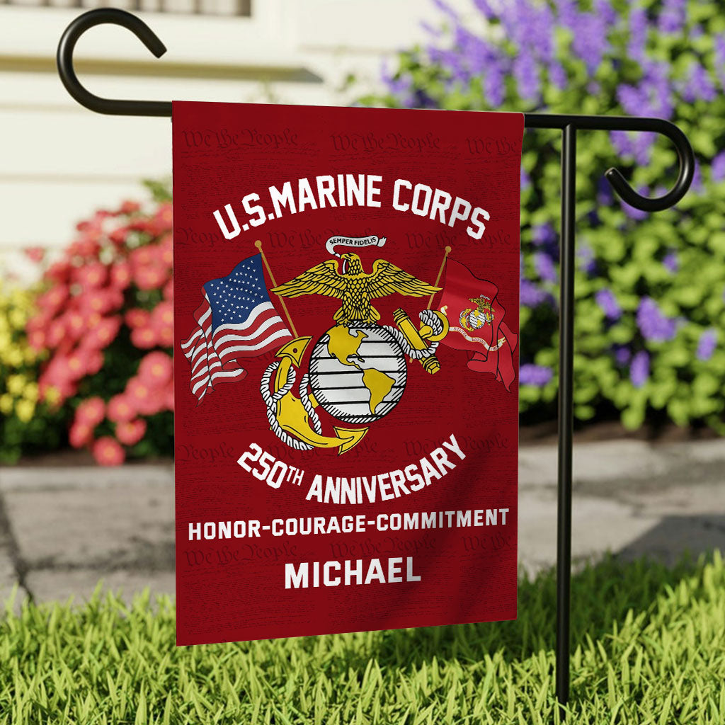 250th Anniversary - Personalized Veteran Garden Flag