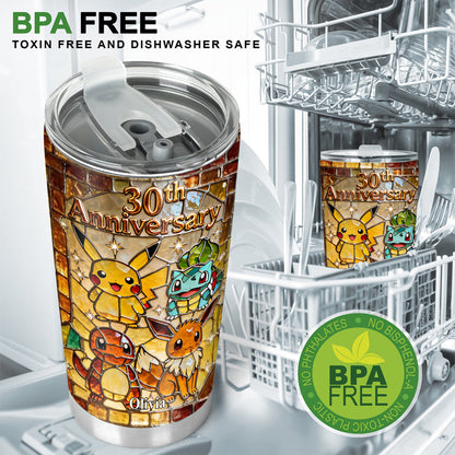 30th Anniversary - Personalized Monster Trainer Tumbler