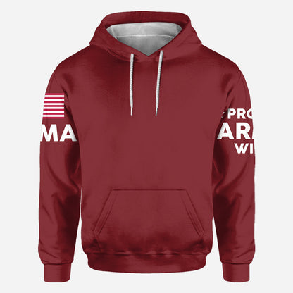 I Wear Red On Fridays - Personalized Veteran All Over Shirt