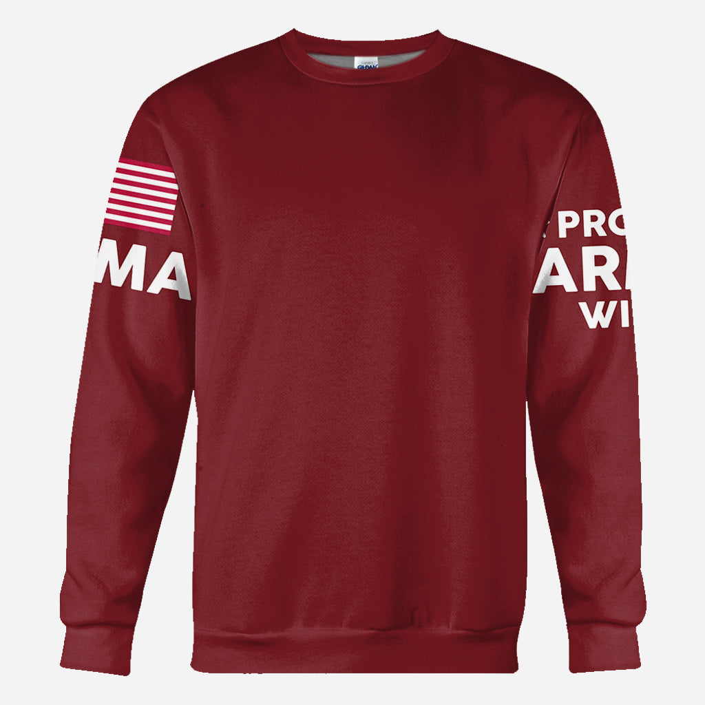 I Wear Red On Fridays - Personalized Veteran All Over Shirt