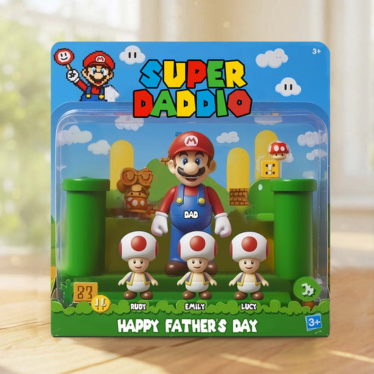 Super Daddio/ Mommio - Personalized Super Plumber Custom Shaped Acrylic Plaque