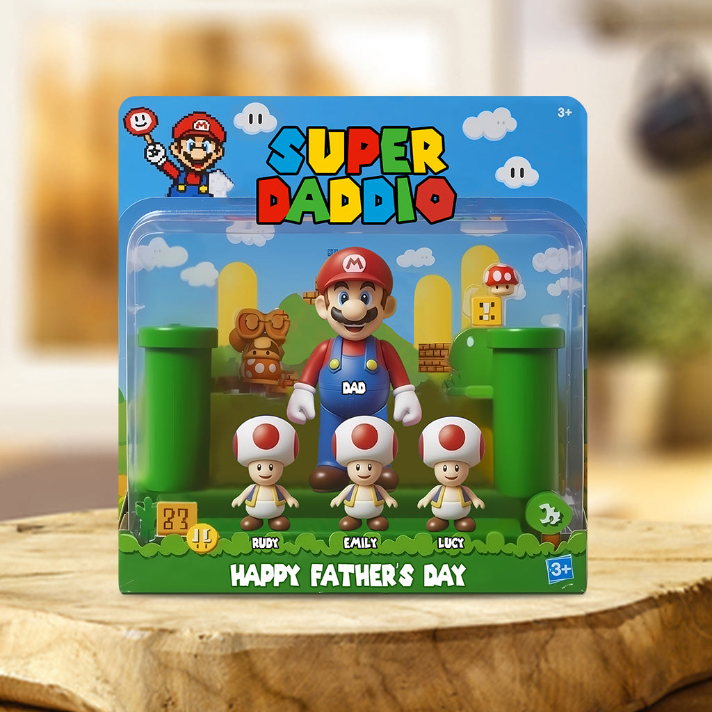 Super Daddio/ Mommio - Personalized Super Plumber Custom Shaped Acrylic Plaque