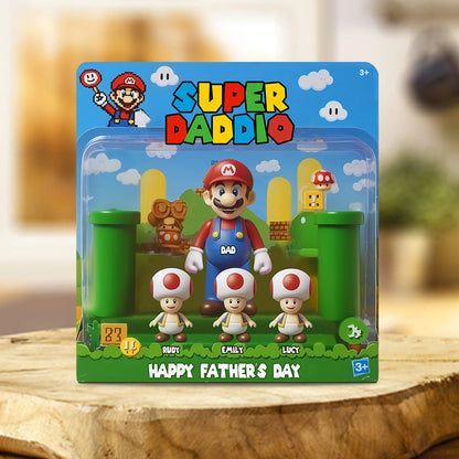 Super Daddio/ Mommio - Personalized Super Plumber Custom Shaped Acrylic Plaque