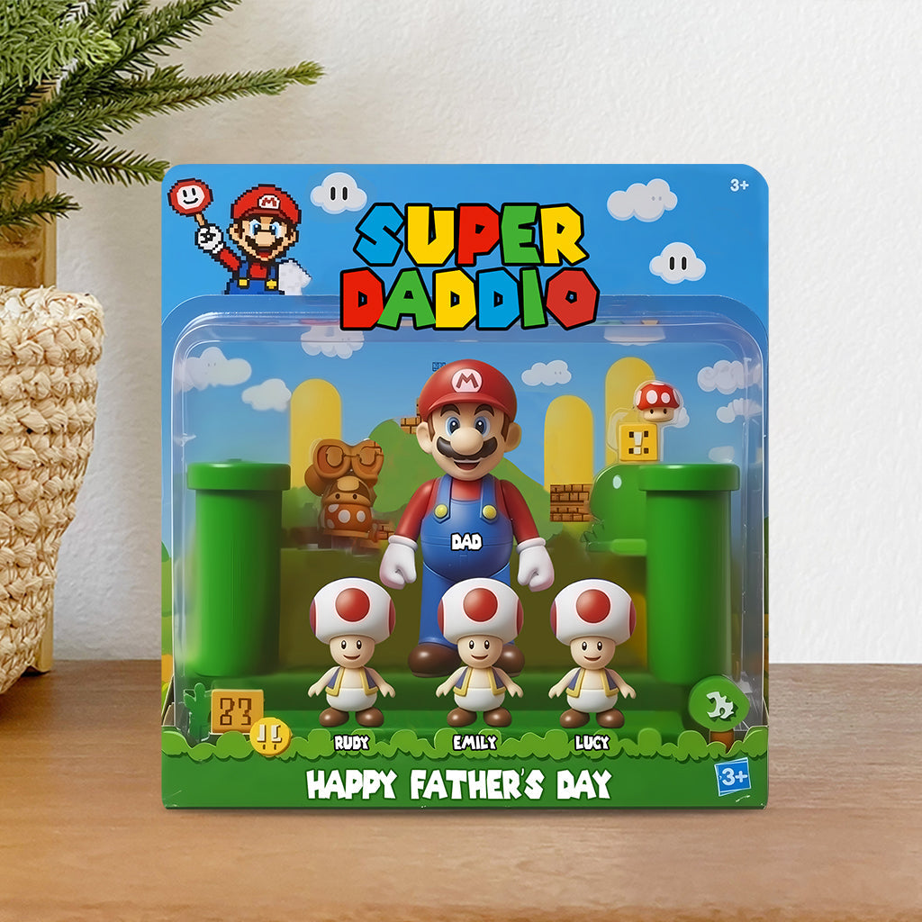 Super Daddio/ Mommio - Personalized Super Plumber Custom Shaped Acrylic Plaque