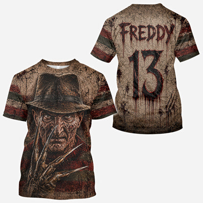 Horror Movies Fans Gift - Personalized Horror Character All Over Shirt