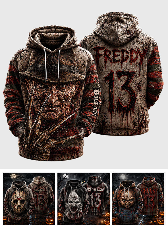 Horror Movies Fans Gift - Personalized Horror Character All Over Shirt