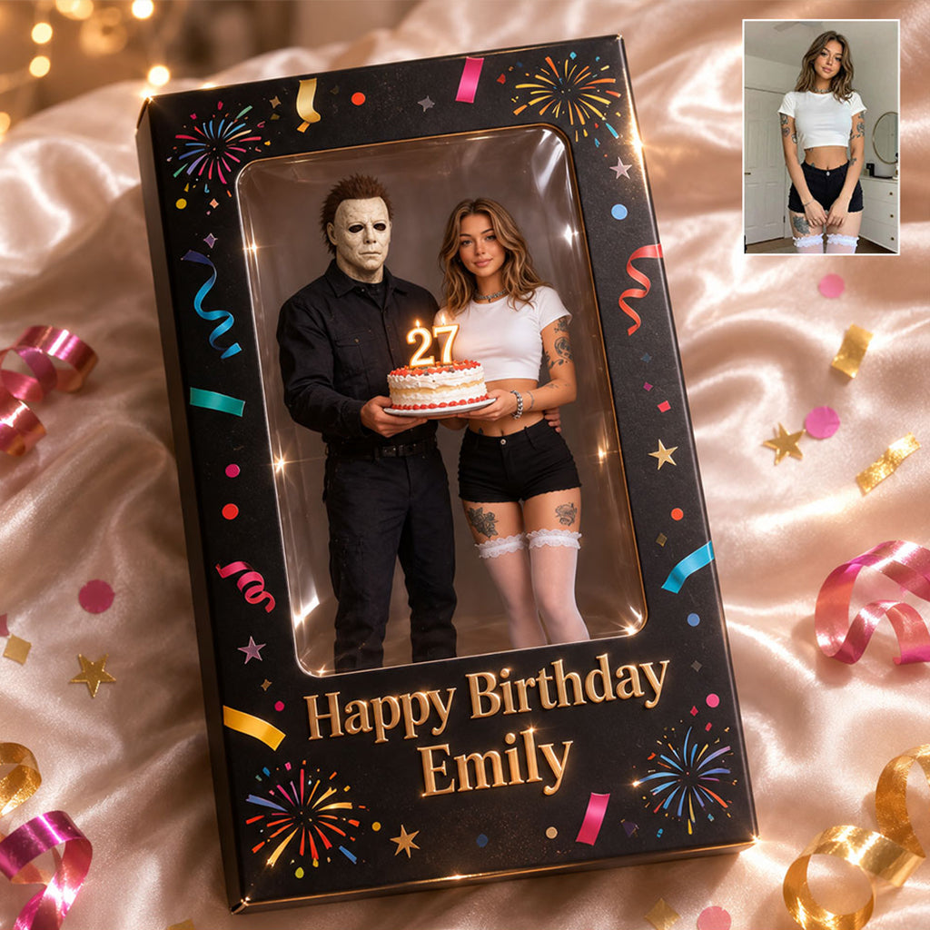 Happy Birthday - Personalized Horror Character Custom Shaped Acrylic Plaque