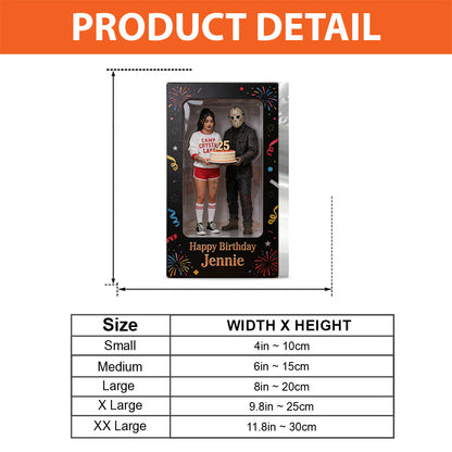 Happy Birthday - Personalized Horror Character Custom Shaped Acrylic Plaque