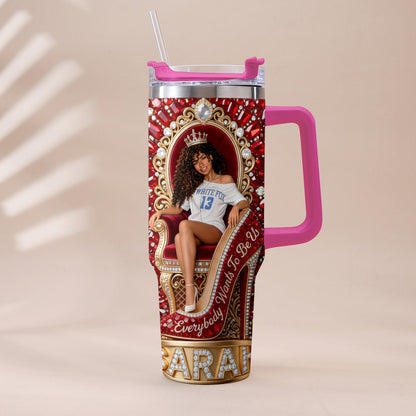 They Want Be Us - Personalized Tumbler With Plush Charm