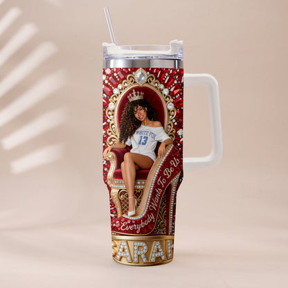 They Want Be Us - Personalized Tumbler With Plush Charm