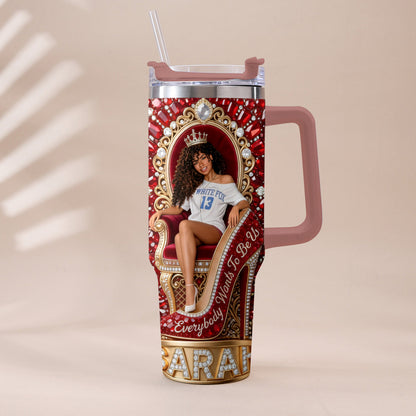 They Want Be Us - Personalized Tumbler With Plush Charm