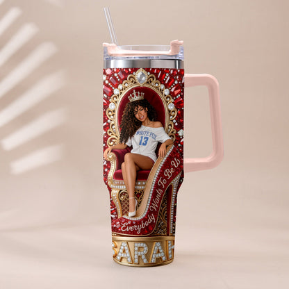 They Want Be Us - Personalized Tumbler With Plush Charm
