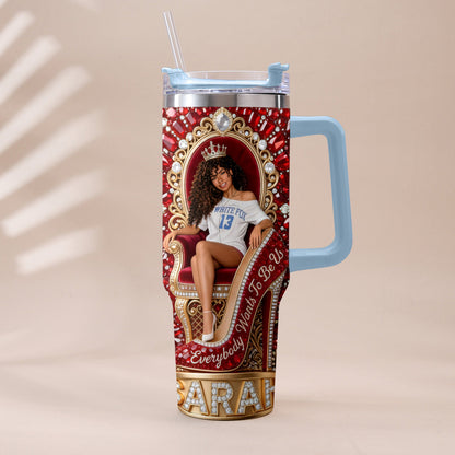 They Want Be Us - Personalized Tumbler With Plush Charm