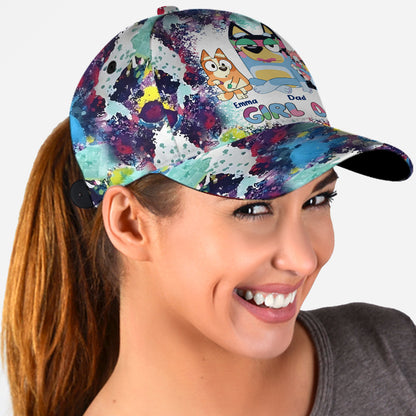 Girl Dad - Personalized Father Classic Cap