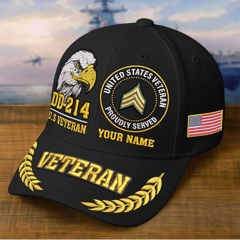 Strong Veteran - Personalized Veteran Classic Cap