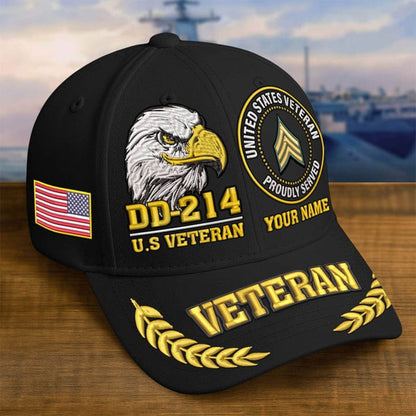 Strong Veteran - Personalized Veteran Classic Cap