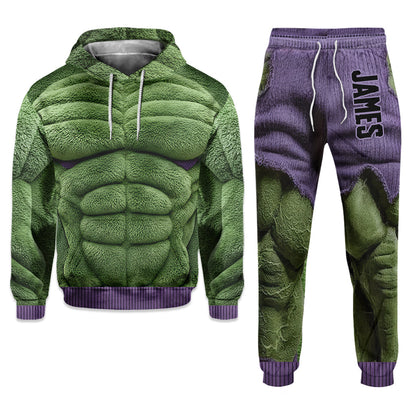 Strong And Muscle - Personalized Marvelous Universe Hoodie and Sweatpants