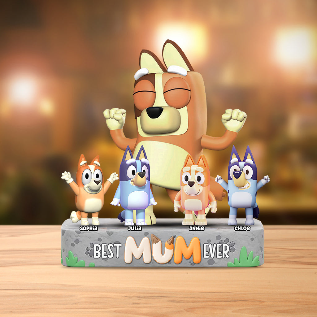 Cool Mum And Dad - Personalized Mother Custom Shaped Acrylic Plaque