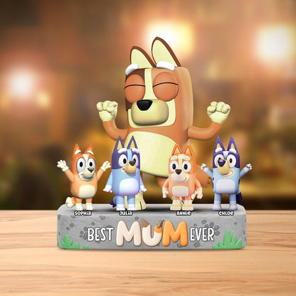 Cool Mum And Dad - Personalized Mother Custom Shaped Acrylic Plaque