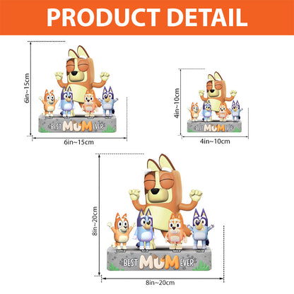 Cool Mum And Dad - Personalized Mother Custom Shaped Acrylic Plaque