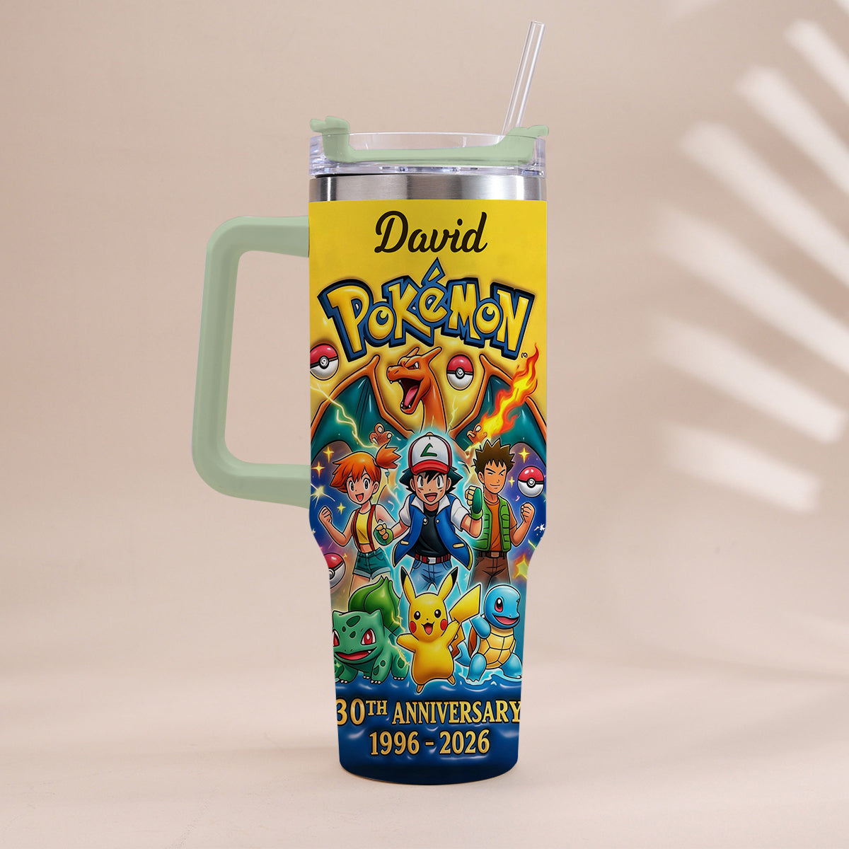 Best Memories - Personalized Monster Trainer Tumbler With Handle