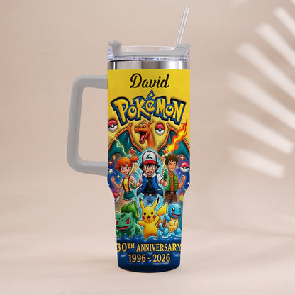 Best Memories - Personalized Monster Trainer Tumbler With Handle