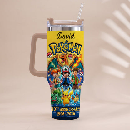 Best Memories - Personalized Monster Trainer Tumbler With Handle