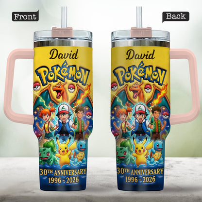 Best Memories - Personalized Monster Trainer Tumbler With Handle