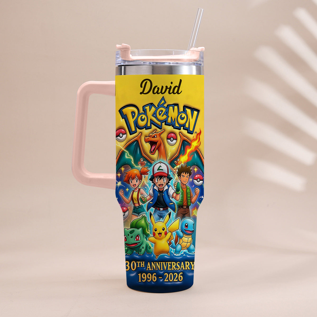 Best Memories - Personalized Monster Trainer Tumbler With Handle