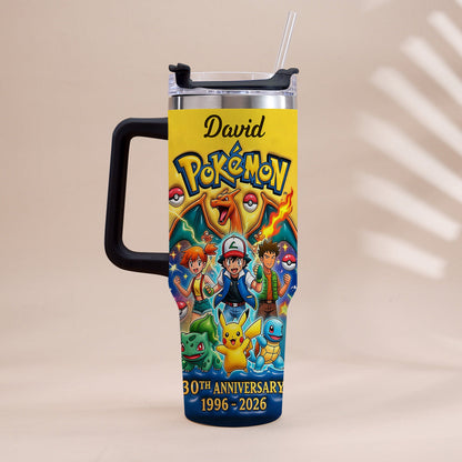 Best Memories - Personalized Monster Trainer Tumbler With Handle