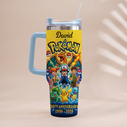 Best Memories - Personalized Monster Trainer Tumbler With Handle