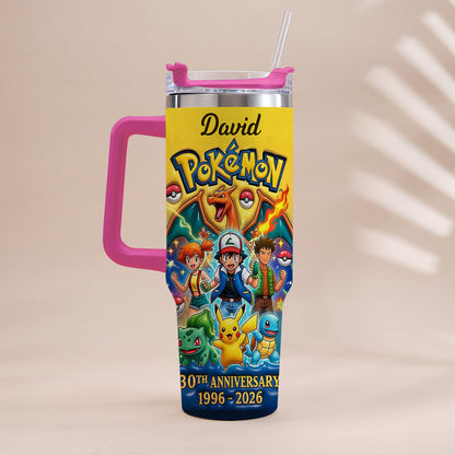 Best Memories - Personalized Monster Trainer Tumbler With Handle