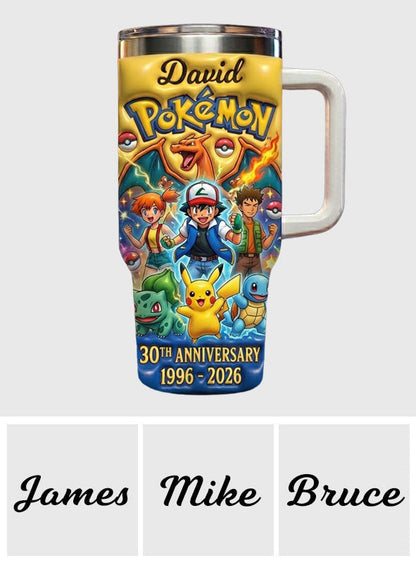 Best Memories - Personalized Monster Trainer Tumbler With Handle