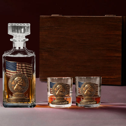 RIP Penny - Personalized Pontoon Whiskey Decanter Set