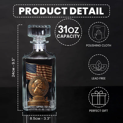 RIP Penny - Personalized Pontoon Whiskey Decanter Set