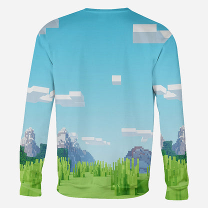 This Dad Belongs To - Personalized Block World All Over Shirt