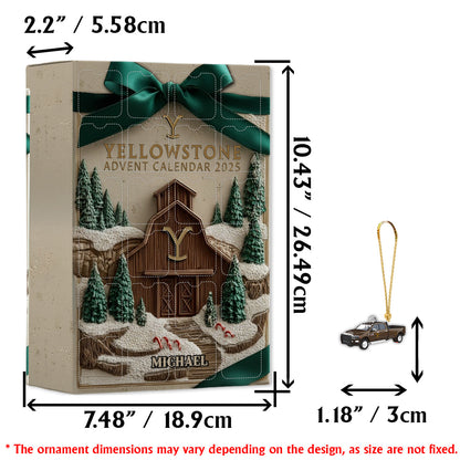 Get Ripped - Personalized Movie Advent Calendar With Ornaments