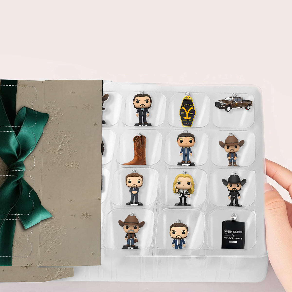 Get Ripped - Personalized Movie Advent Calendar With Ornaments