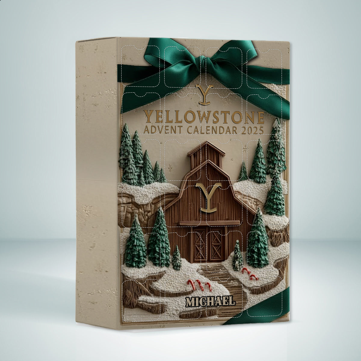 Get Ripped - Personalized Movie Advent Calendar With Ornaments