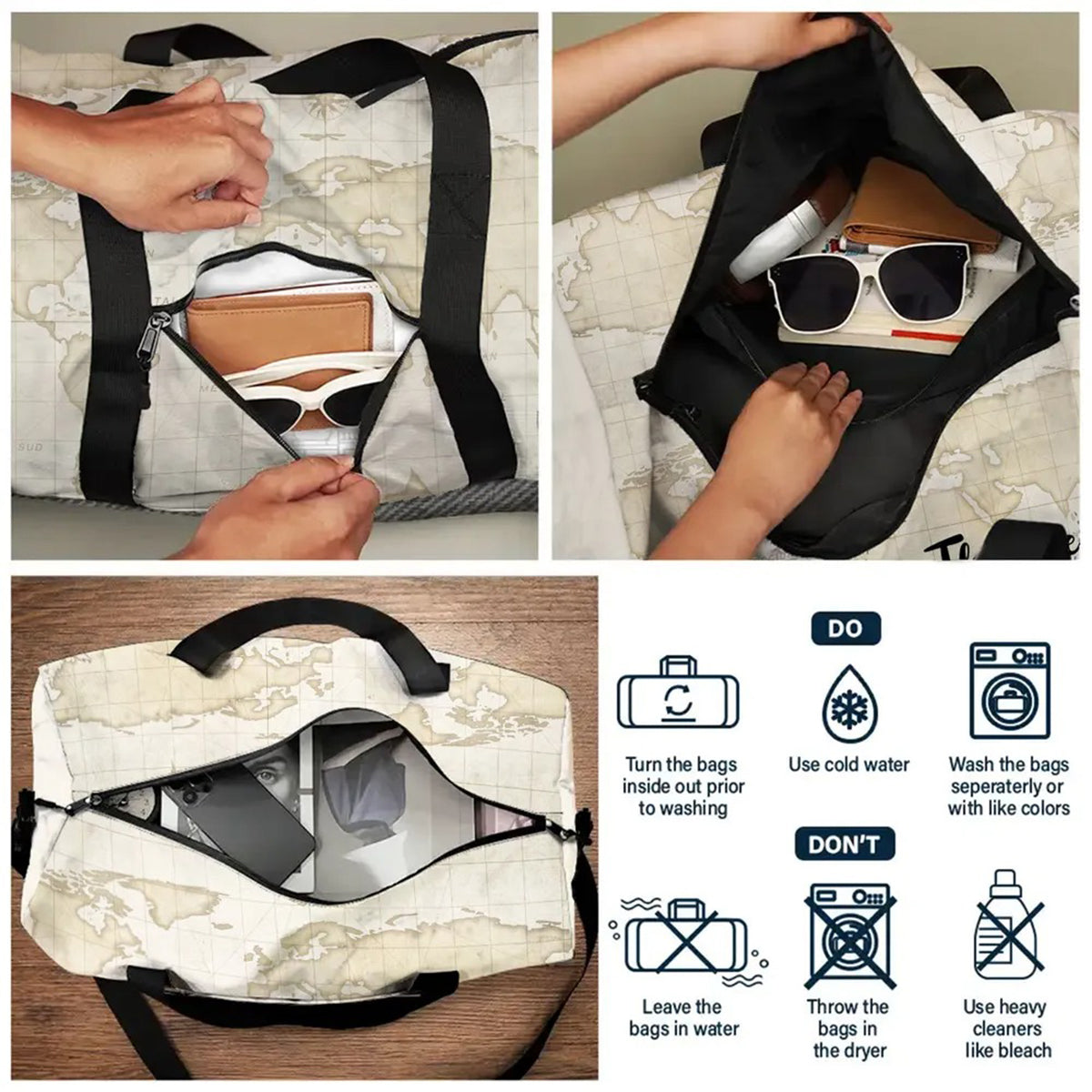The Overland Voyager - Personalized Car Duffle Bag