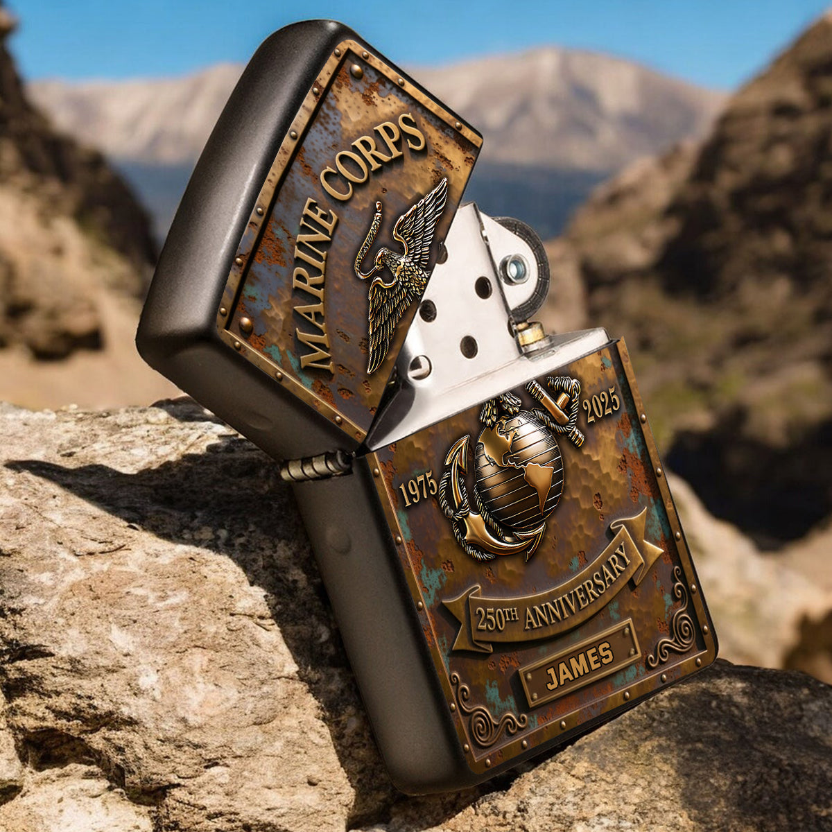 250th Anniversary - Personalized Veteran Lighter