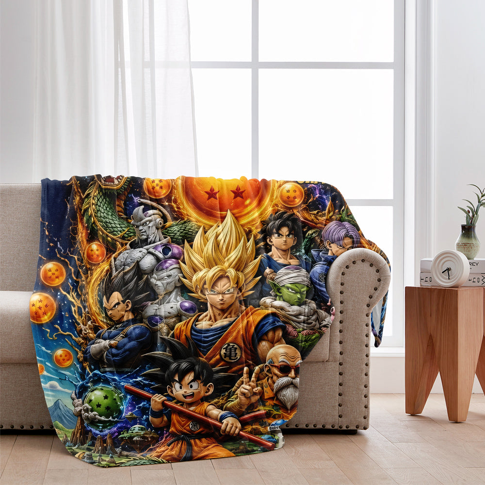 The Strongest 40th Anniversary - Personalized Seven Balls Blanket