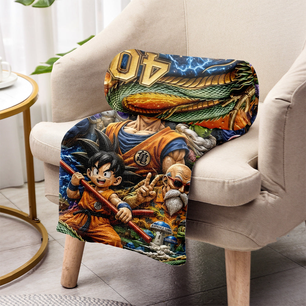 The Strongest 40th Anniversary - Personalized Seven Balls Blanket