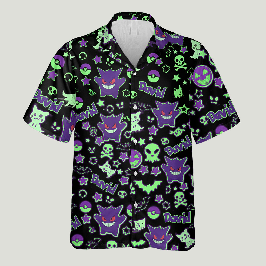 Catch The Poke - Personalized Monster Trainer Hawaiian Shirt