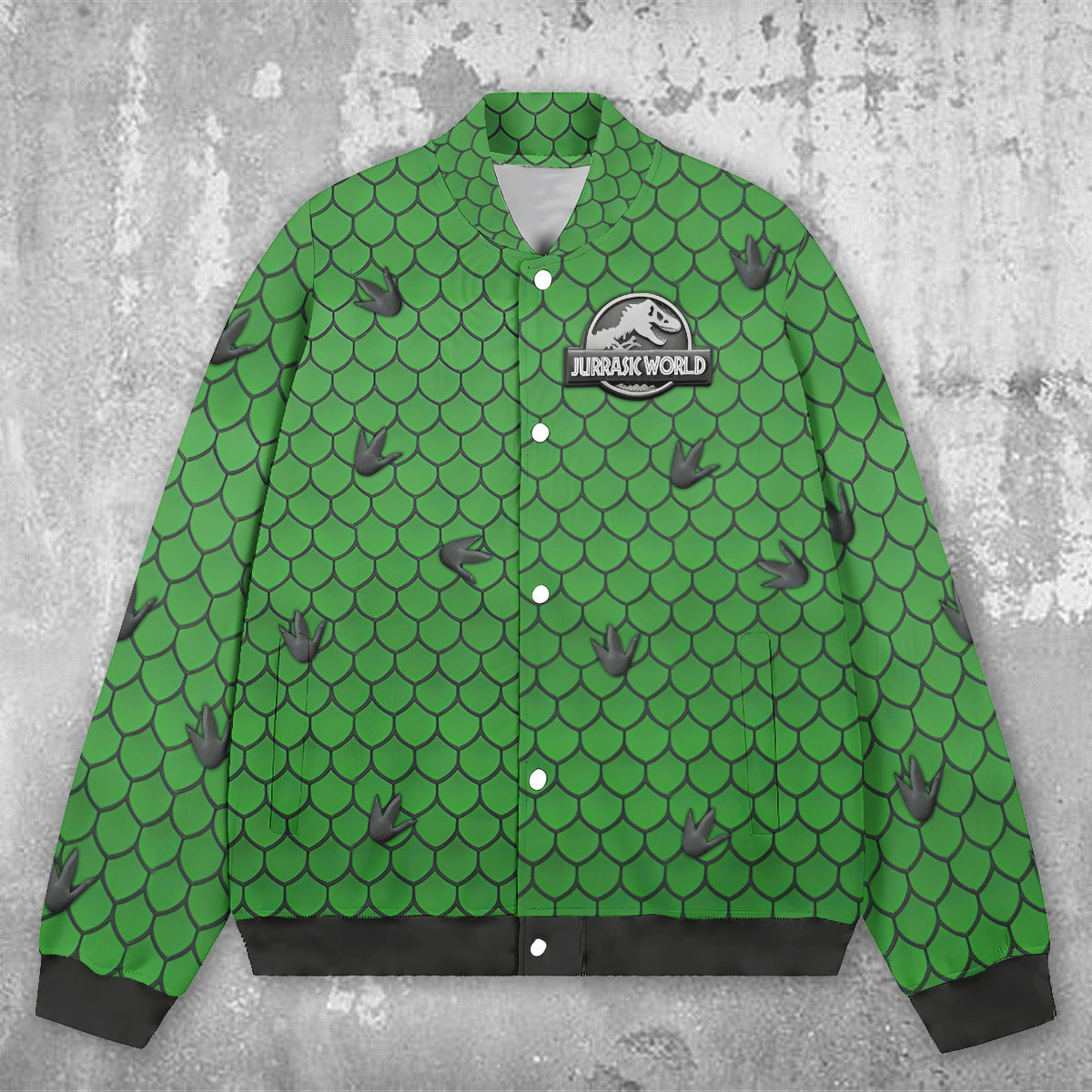 Dinosaur World - Personalized Kid Varsity Jacket