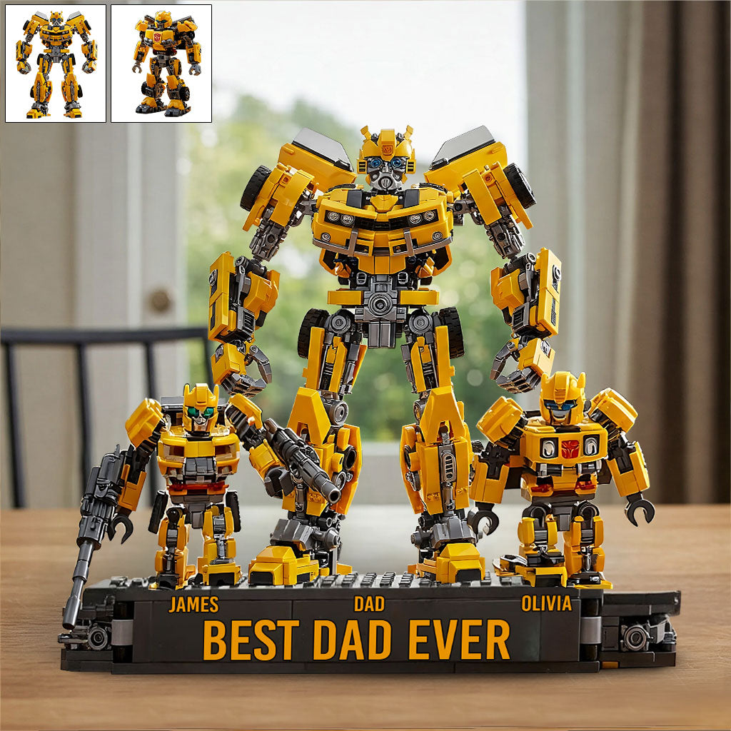 Best Dad Ever - Personalized Father Custom Shaped Acrylic Plaque